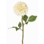 Flor artificial dalia BREDANA, crema, 60cm, Ø11cm