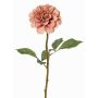 Flor artificial dalia BREDANA, rosa palo, 60cm, Ø11cm