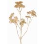Rama decorativa de milenrama ORTEGA, dorada, 75cm, Ø7-13cm
