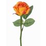 Rosa artificial GABI, naranja, 30cm, Ø6cm