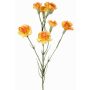 Rama de clavel artificial PIARA, naranja-amarillo, 60cm, Ø3-5cm