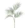 Rama decorativa palmera de frutos dorados MELTOR, helada, blanca y verde, 80 cm
