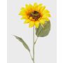 Mirasol sintético SILJA, amarillo-naranja, 65cm, Ø13cm