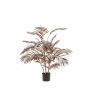 Palmera artificial Areca PARADISA, bronce metalizado, 105 cm
