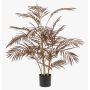 Palmera artificial Areca PARADISA, bronce metalizado, 105 cm