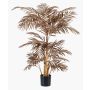 Palmera artificial Areca PARADISA, bronce metalizado, 145 cm