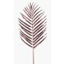 Hoja de palmera Areca artificial JAZKI, rojo burdeos metalizado, 85 cm