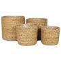 Cesta para flores AMPARO, algas marinas, 4 unidades, beige, 12-19 cm, Ø 13-20 cm