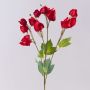 Rama artificial de physalis SEVERINA con frutos, roja, 60 cm