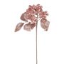 Rama decorativa de saúco VIKTORINE con bayas, rosa metalizado dorado, 30 cm