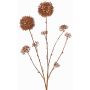 Rama artificial de skimmia LOBUS, cobre, 90cm, Ø4-8,5cm