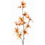 Rama artificial de hamamelis ORAFA con flores, naranja, 80cm, Ø4-8cm