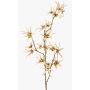 Rama artificial de hamamelis ORAFA con flores, beige, 80cm, Ø4-8cm
