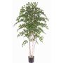 Abedul blanco artificial TAMOU, troncos naturales, verde, 195cm