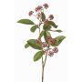 Rama de cornejo artificial PANGO con brotes, rosa palo, 70cm, Ø7cm