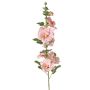 Malva artificial ILJANA, rosa claro, 85 cm, Ø 3-8 cm