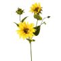 Rama de flor artificial girasol JEVERA, amarillo, 60 cm, Ø 8-11 cm