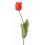 Flor artificial tulipán papagayo UAKARI, rojo-naranja-verde, 65cm, Ø6cm