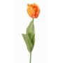 Flor artificial tulipán papagayo UAKARI, naranja-amarillo, 65cm, Ø6cm
