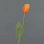 Flor artificial tulipán papagayo UAKARI, naranja-amarillo, 65 cm, Ø 6 cm