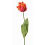 Flor artificial tulipán papagayo UAKARI, rojo-fucsia-naranja-verde, 65cm, Ø6cm