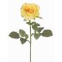 Rosa artificial HUSA, amarilla, 75cm, Ø10cm