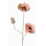 Rama decorativa de amapola MODLING, rosa, 75cm, Ø12cm