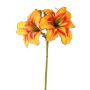 Flor artificial de azucena NEULIDA con flores, naranja-rojo, 65 cm, Ø 11 cm