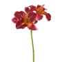 Flor artificial de azucena NEULIDA con flores, rojo burdeos-naranja, 65 cm, Ø 11 cm