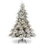 Árbol de Navidad artificial TORONTO SPEED, con nieve, LED, 275 cm, Ø 180 cm