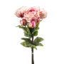 Ramo de peonías artificiales VATANA, rosa-fucsia, 50 cm, Ø 18 cm