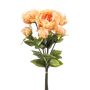 Ramo de peonías artificiales VATANA, melocotón, 50 cm, Ø 18 cm