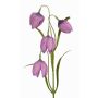 Flor artificial tablero de damas SANEM, lila, 45cm, Ø3cm