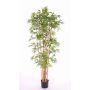 Bambú artificial REIKA, tronco natural exterior, verde, 180cm