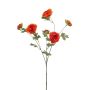 Rama artificial de ranúnculos DAVELLA, naranja, 80 cm
