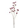Rama artificial de manzano ornamental GRULNE con frutos, rojo, 95 cm