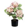 Flor artificial Hortensia TRAVOLI, rosa-crema, 55 cm