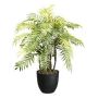 Planta artificial helecho DRULHO, tronco artificial, maceta decorativa, raíces, verde, 60 cm