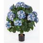 Hortensia flor artificial HARUKA con tallo, azul, 60cm, Ø9-16cm