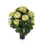 Hortensia flor artificial HARUKA con tallo, verde, 60cm, Ø9-16cm