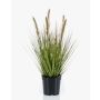 Pennisetum artificial YWAIN con panículas, beige-verde, 45cm