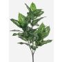 Planta artificial Dieffenbachia ELSAWA en varilla, verde, 70 cm