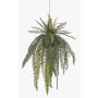 Planta artificial helecho espada en maceta colgante MAXROL, cepellón, raíces, colgante, verde, 85 cm
