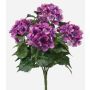 Hortensia artificial DORJA con varilla, violeta, 40 cm
