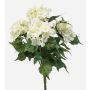 Hortensia artificial DORJA en varilla, blanco-verde, 40 cm
