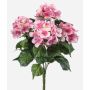 Hortensia artificial DORJA en varilla, rosa, 40 cm