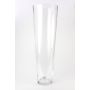 Florero cónico ANNA AIR de vidrio, transparente, 70cm, Ø22cm