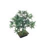 Bonsai Podocarpus artificial ALIKANA con raíces, cuenco decorativo, 45cm