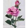 Rosa artificial SINJE, violeta, 35cm, Ø9cm