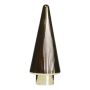Árbol de Navidad decorativo de cristal RICON, metalizado, dorado, 26 cm, Ø 9,5 cm